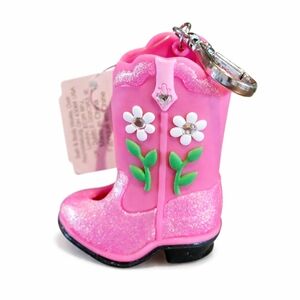 BATH & BODY WORKS Pink Cowgirl Boot Pocketbac Santizer Bag Charm